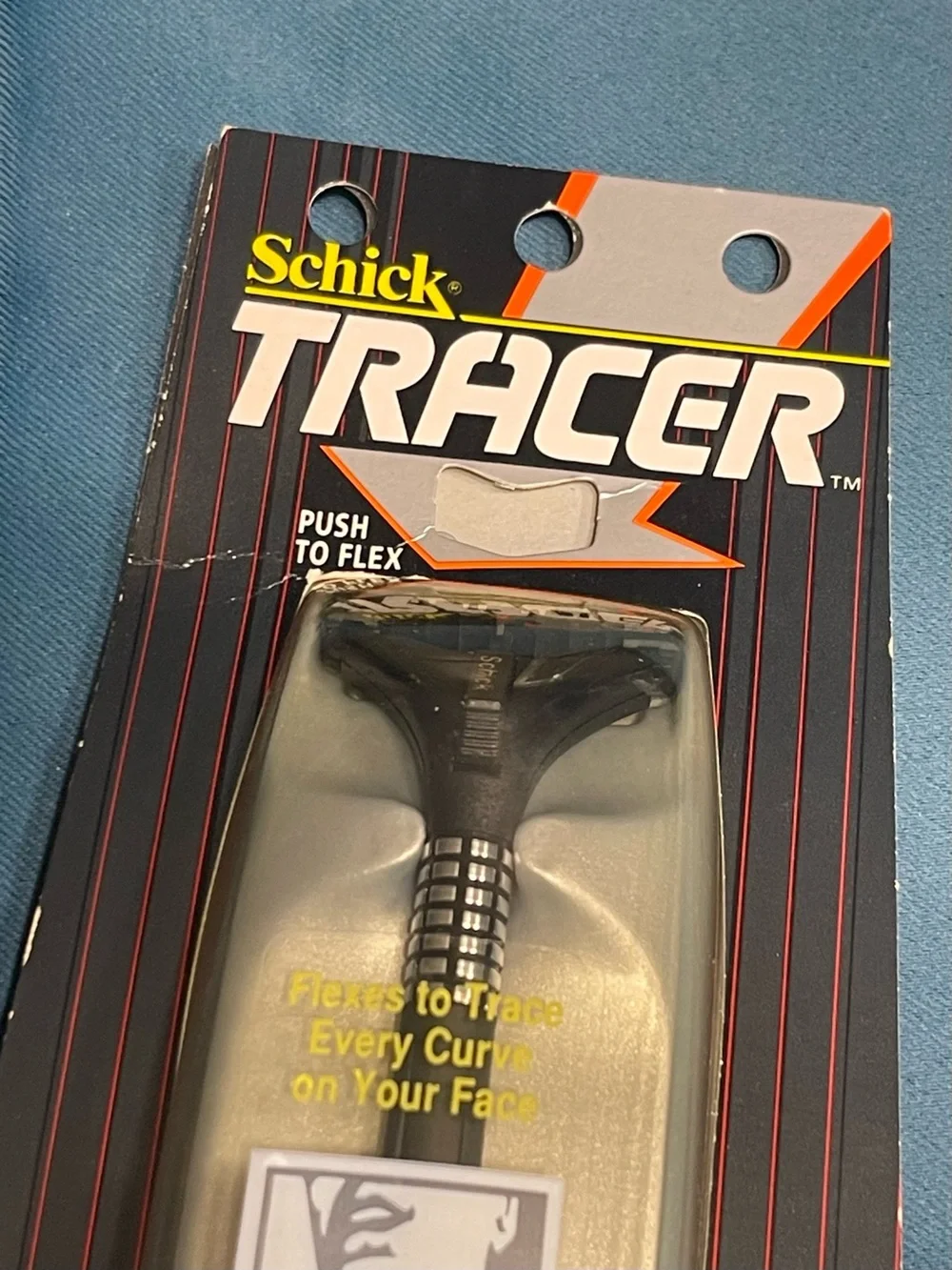 Vintage Lot Of 2 Schick Tracer Razors and 9 packs of 5 Cartridge Refills